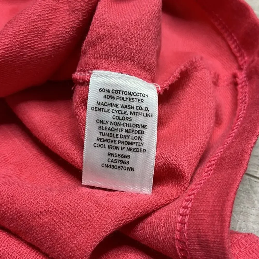 NWOT CASLON Women's Peplum Ruffle Knit Tunic Top Pink